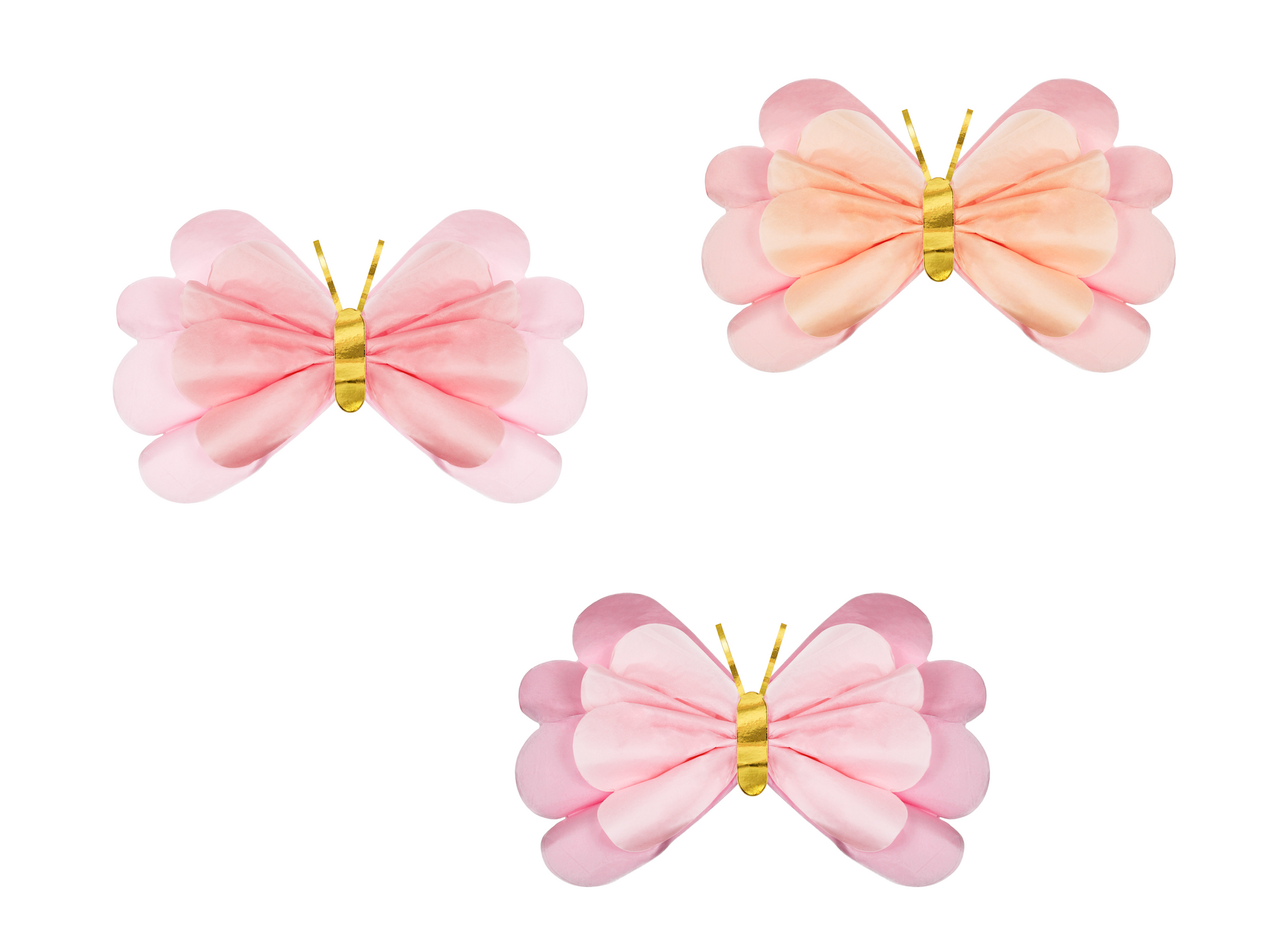 Magical Pink Butterfly Decorations