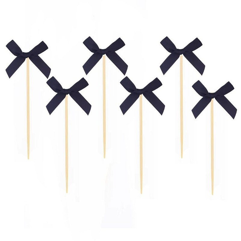 Mini Bow Cupcake Toppers