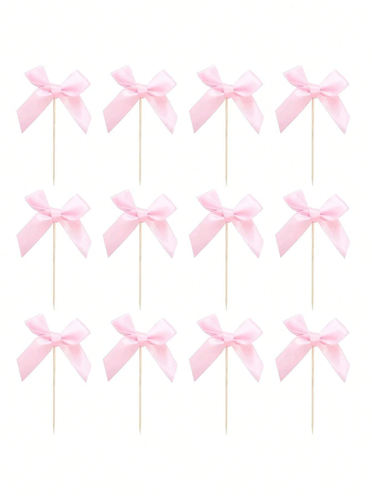 Mini Bow Cupcake Toppers