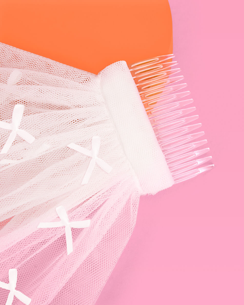 Tying The Knot Mini Bow Veil