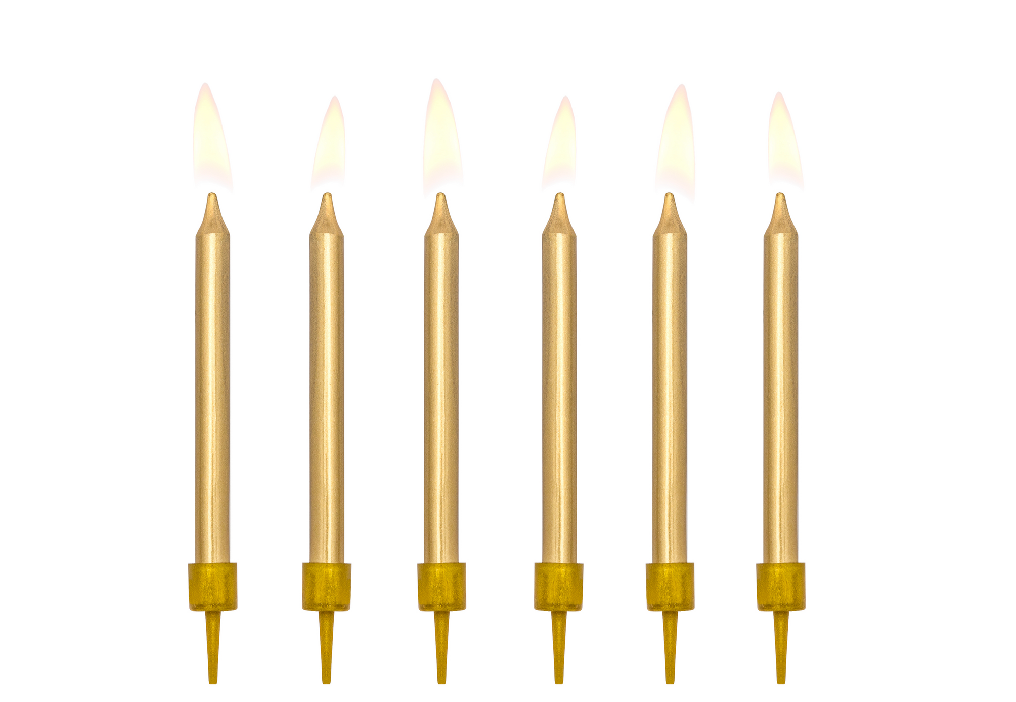 Mini Gold Birthday Candles