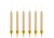 Mini Gold Birthday Candles