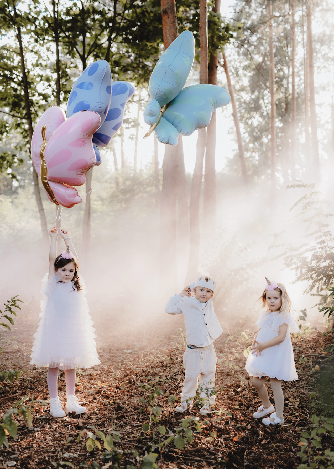 Mint Butterfly Foil Balloon