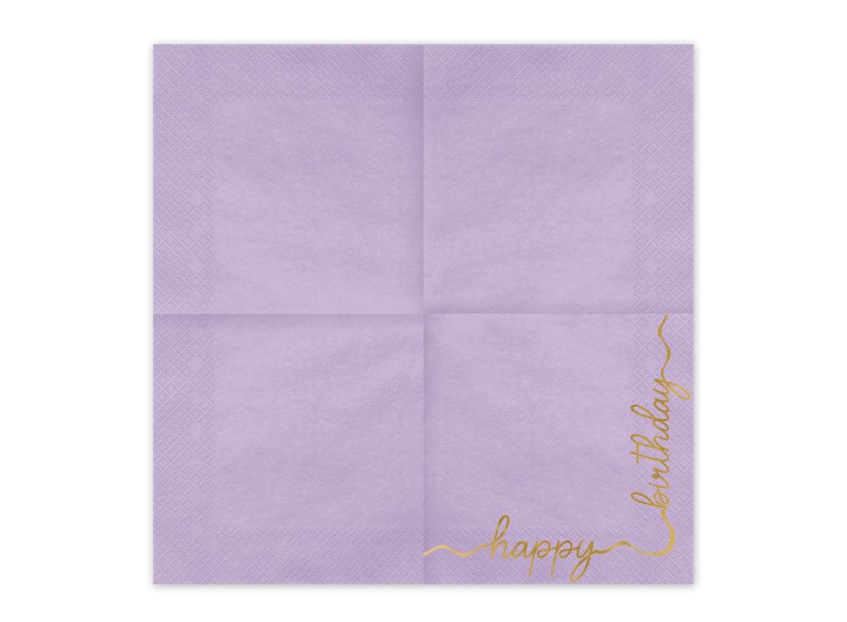 Multicolored Happy Birthday Napkins