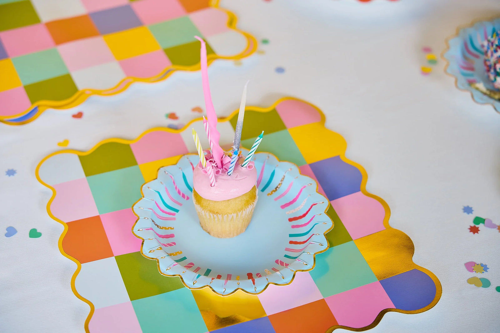 Birthday Candles Dessert Plates