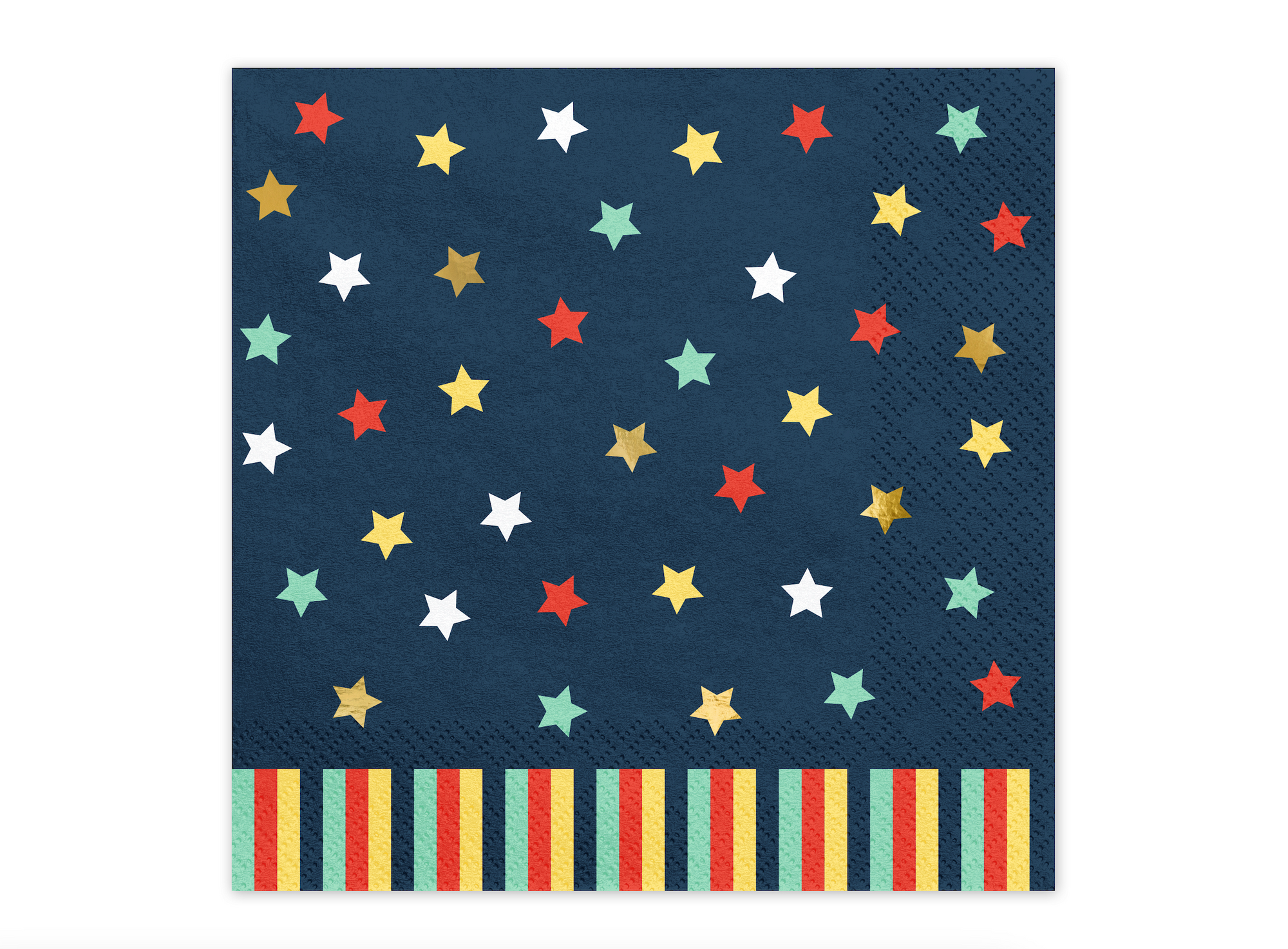 Navy Blue Stars Napkins 