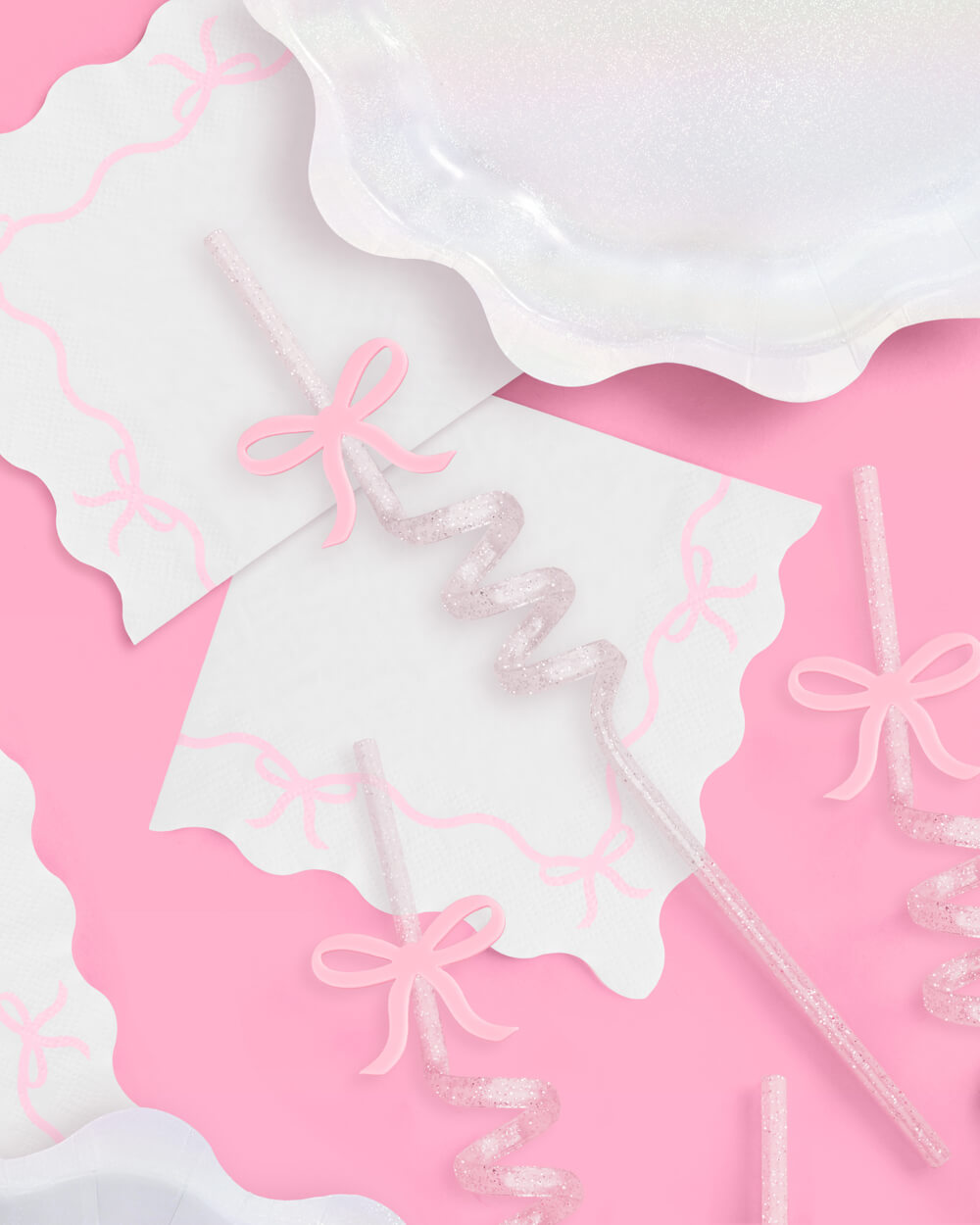 Tying the Knot Bow Straws