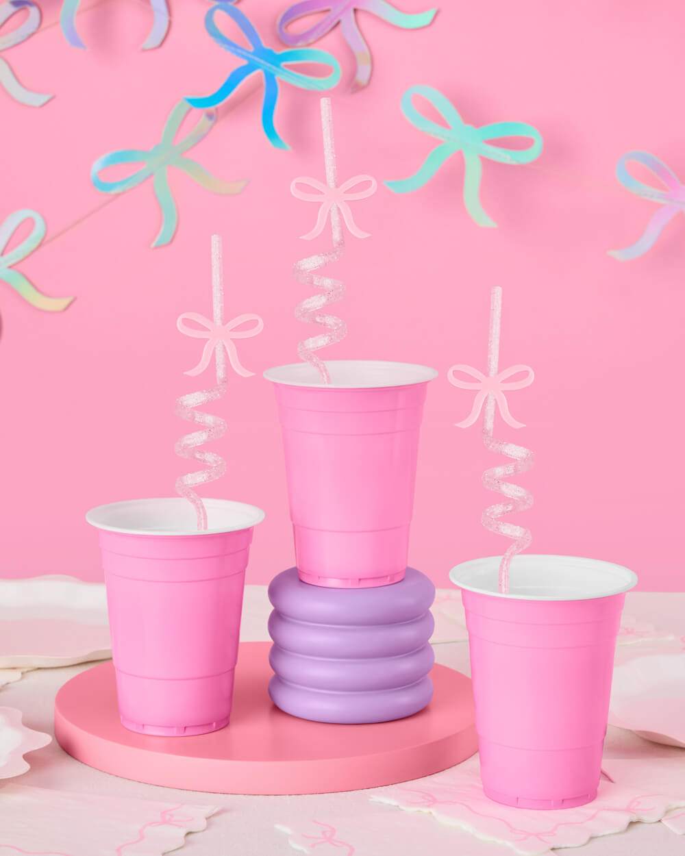 Tying the Knot Bow Straws