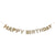 Gold Shimmer Happy Birthday Banner
