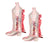 Cowgirl Cowboy Boot Balloon Set
