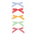 Multicolor Ric Rac Anything Clip-On Bow Set