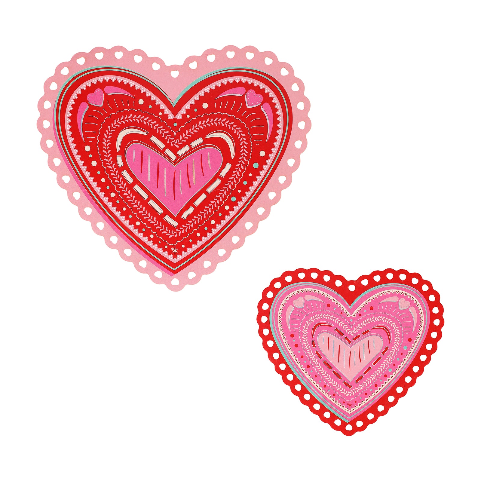 Decorative Heart Hanging & Table Decor Set