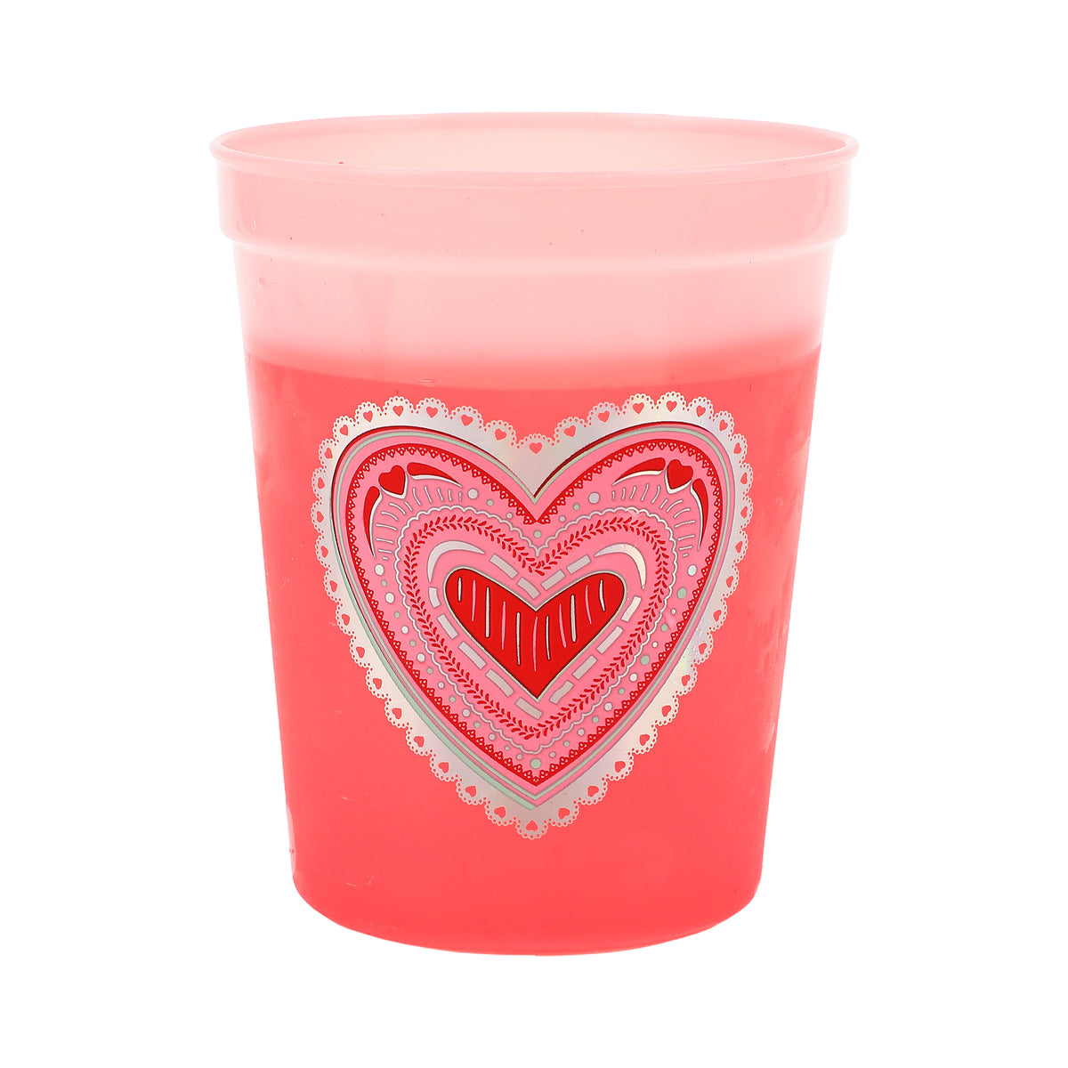 Color Changing Heart Cups