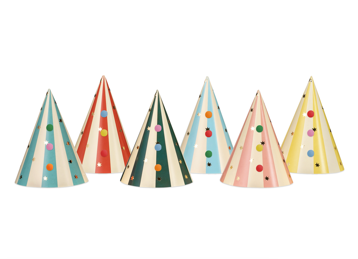 Party Hats with Pompoms