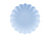 Pastel Blue Frill Plastic Plates