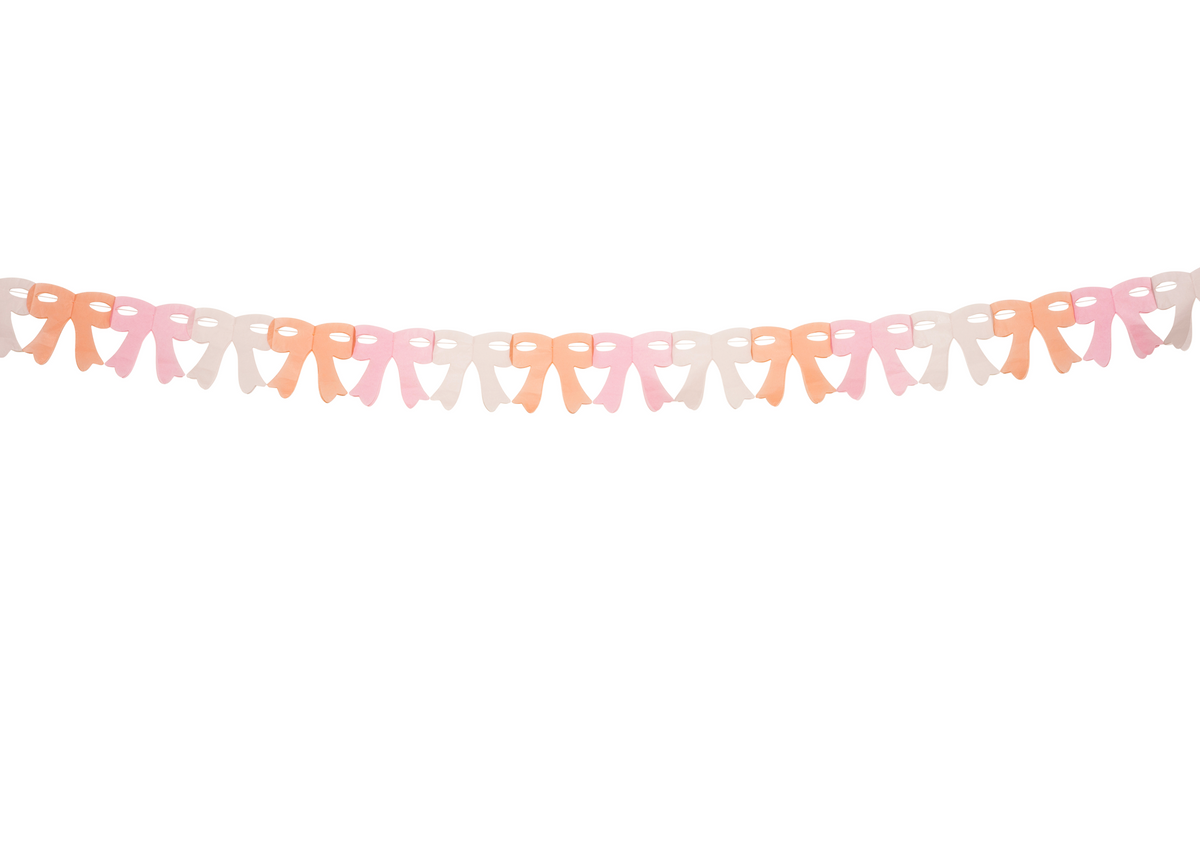 Pastel Paper Bow Banner