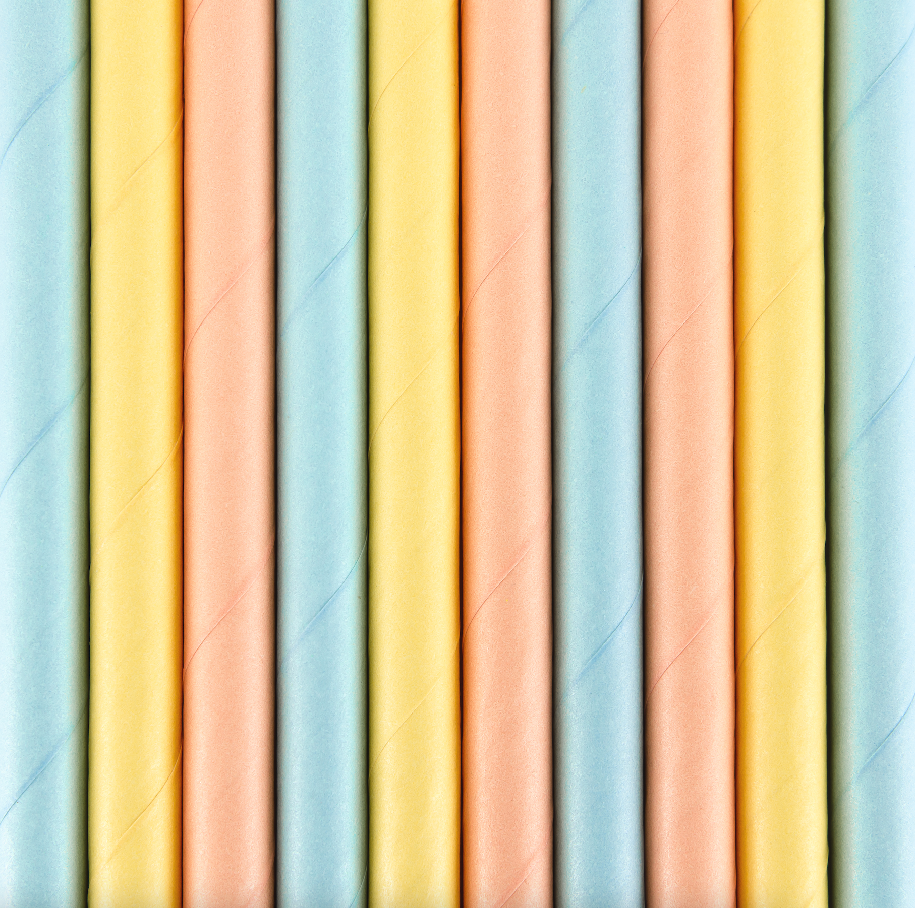Pastel Rainbow Party Straws