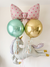 Pink Polka Dot Bow Foil Balloon