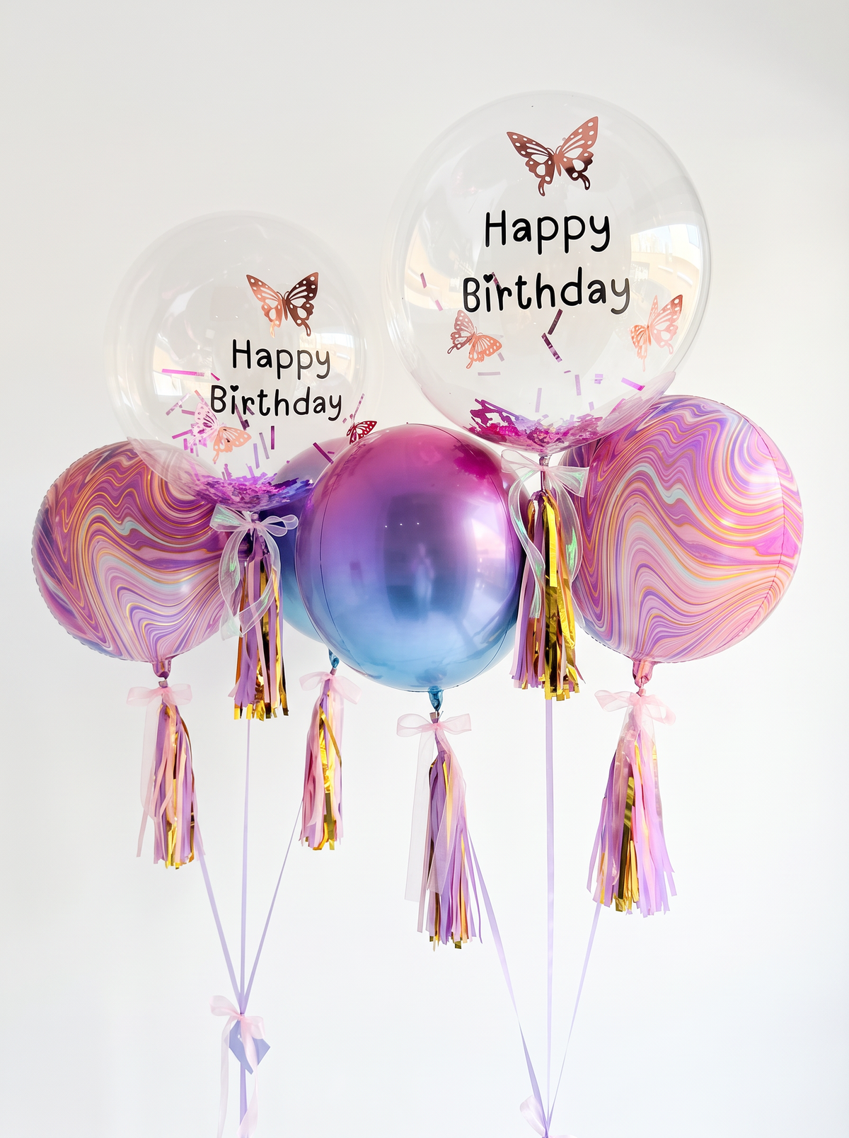 Purple Marblez Orbz Balloon