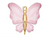 Pink Butterfly Foil Balloon 