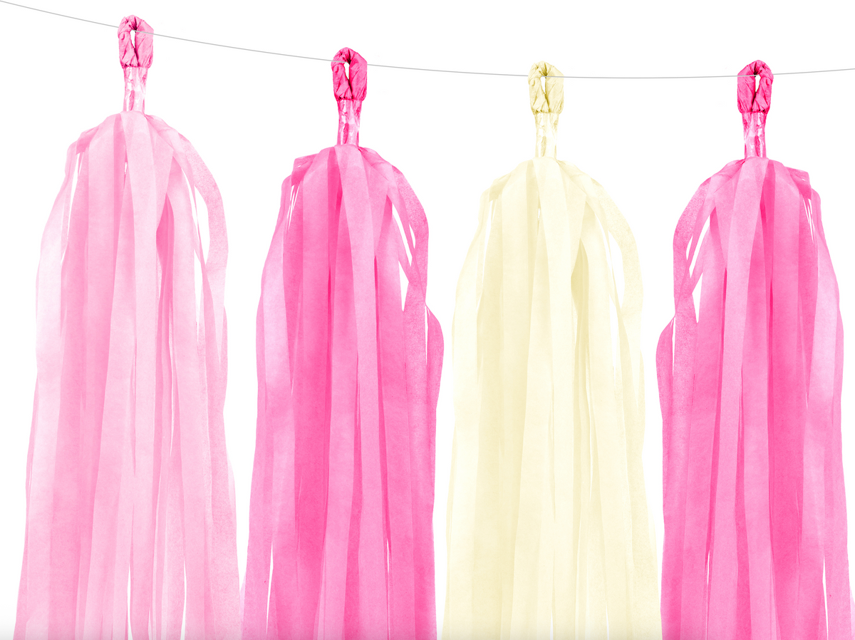 Pink DIY Tassel Garland