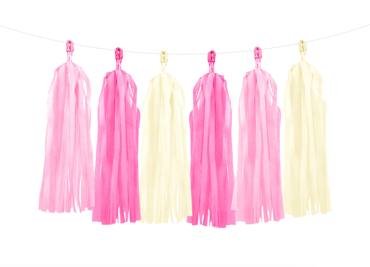 Pink DIY Tassel Garland