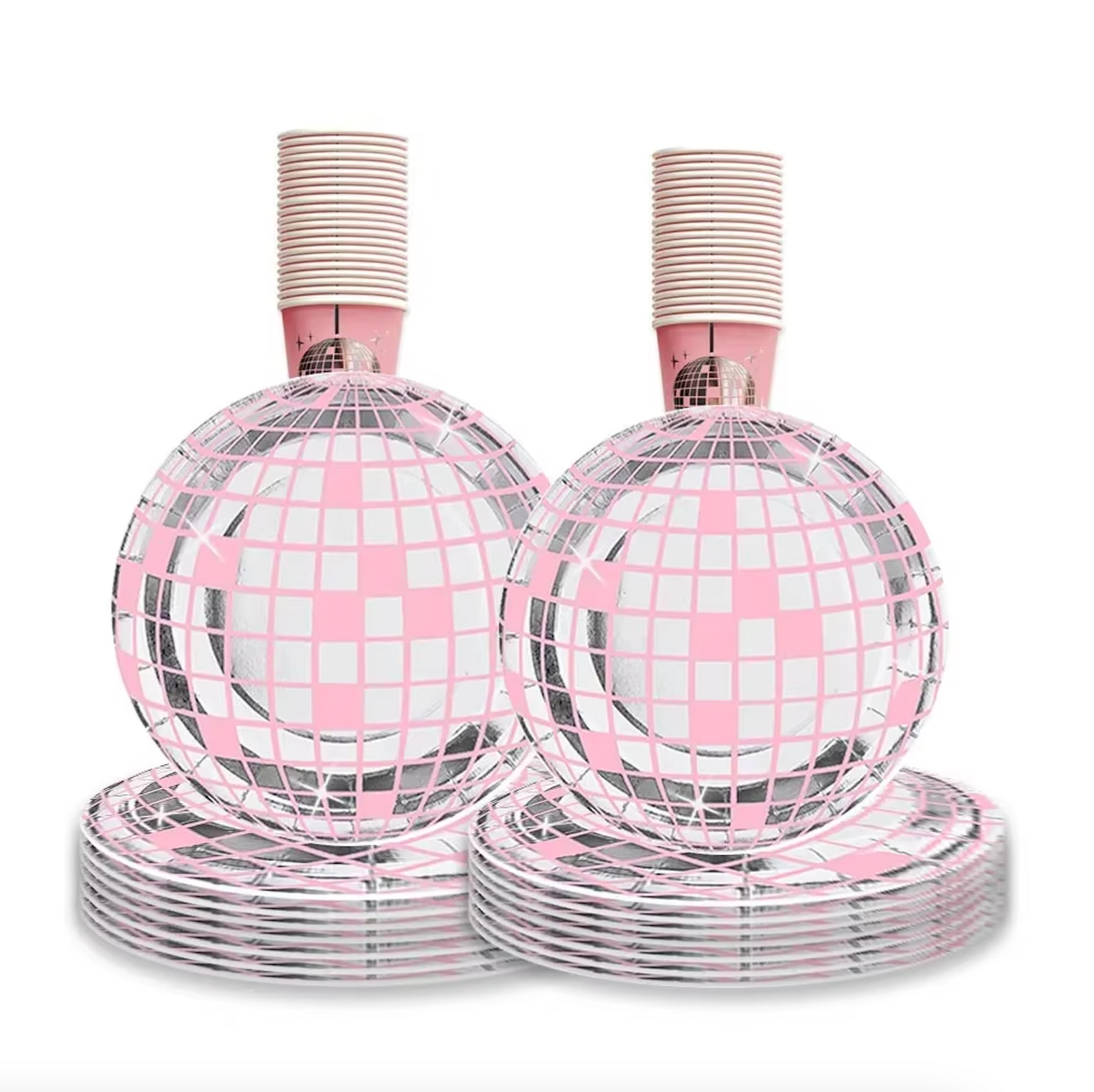 Pink Disco Tableware Set 