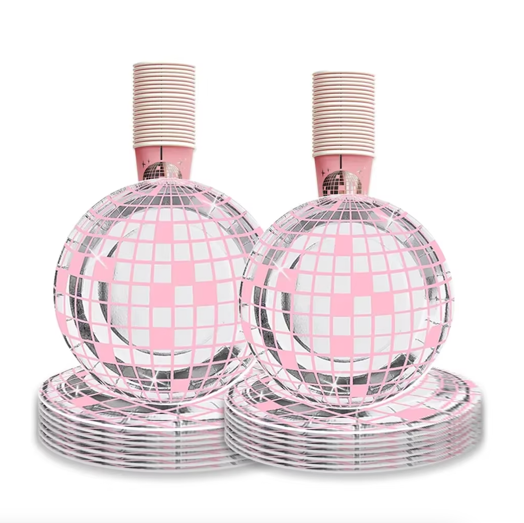 Pink Disco Tableware Set 