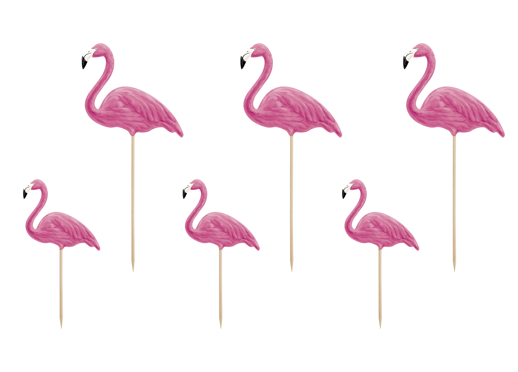 Pink Flamingo Cake Toppers