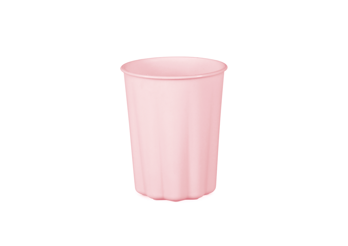 Pink Frill Plastic Cups