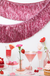 Pink Tinsel Fringe Garland 