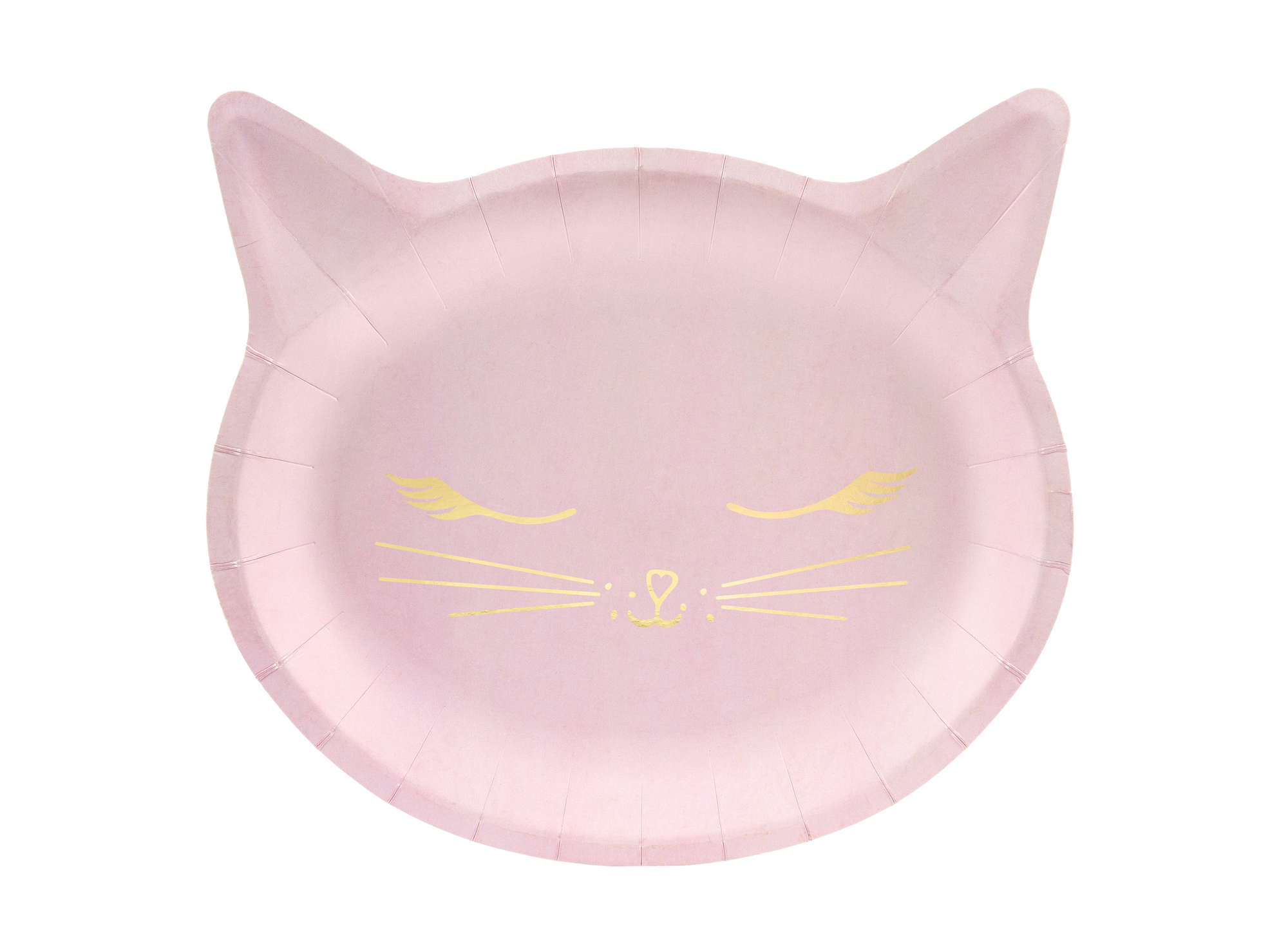 Pink Kitty Cat Lunch Plates