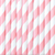 Pink Striped Paper Straws