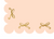 Pink Tablecloth with Gold Bow Print