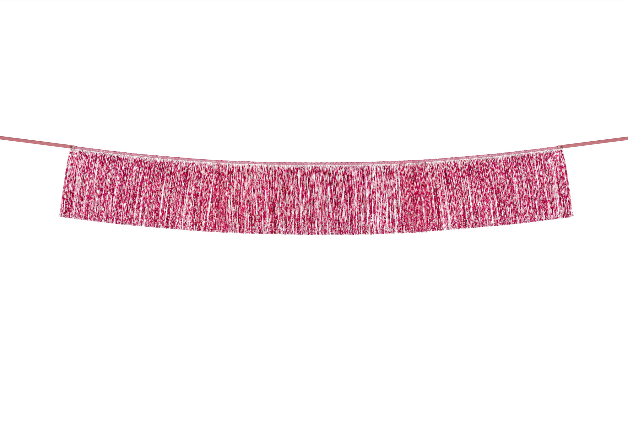 Pink Tinsel Fringe Garland 