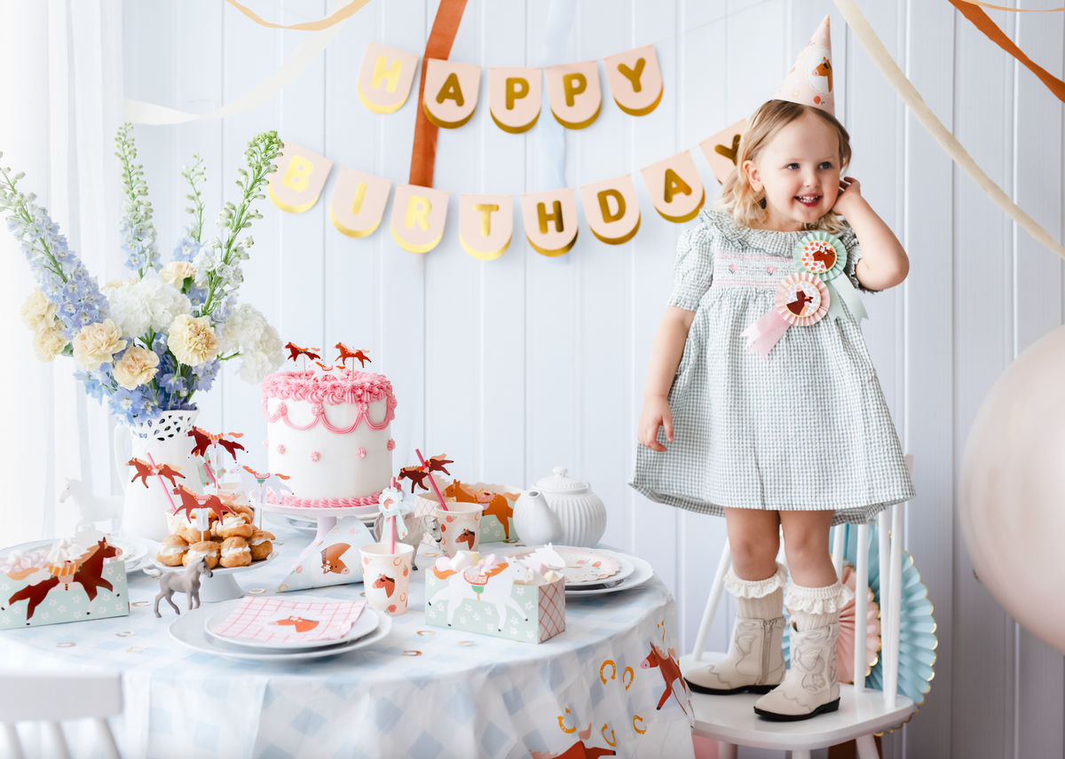 Floral Pony Treat Boxes 