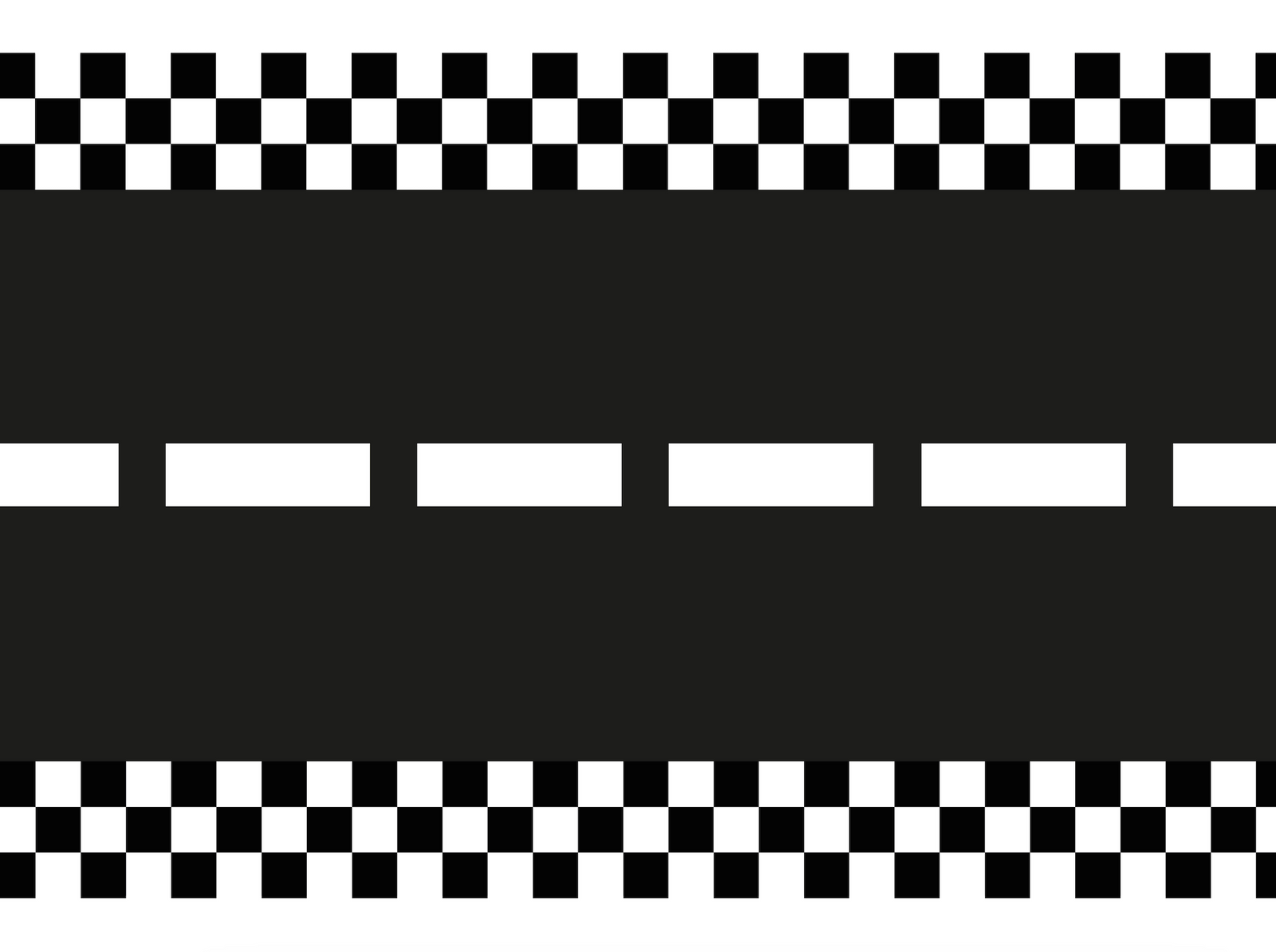 Race Track Long Table Runner