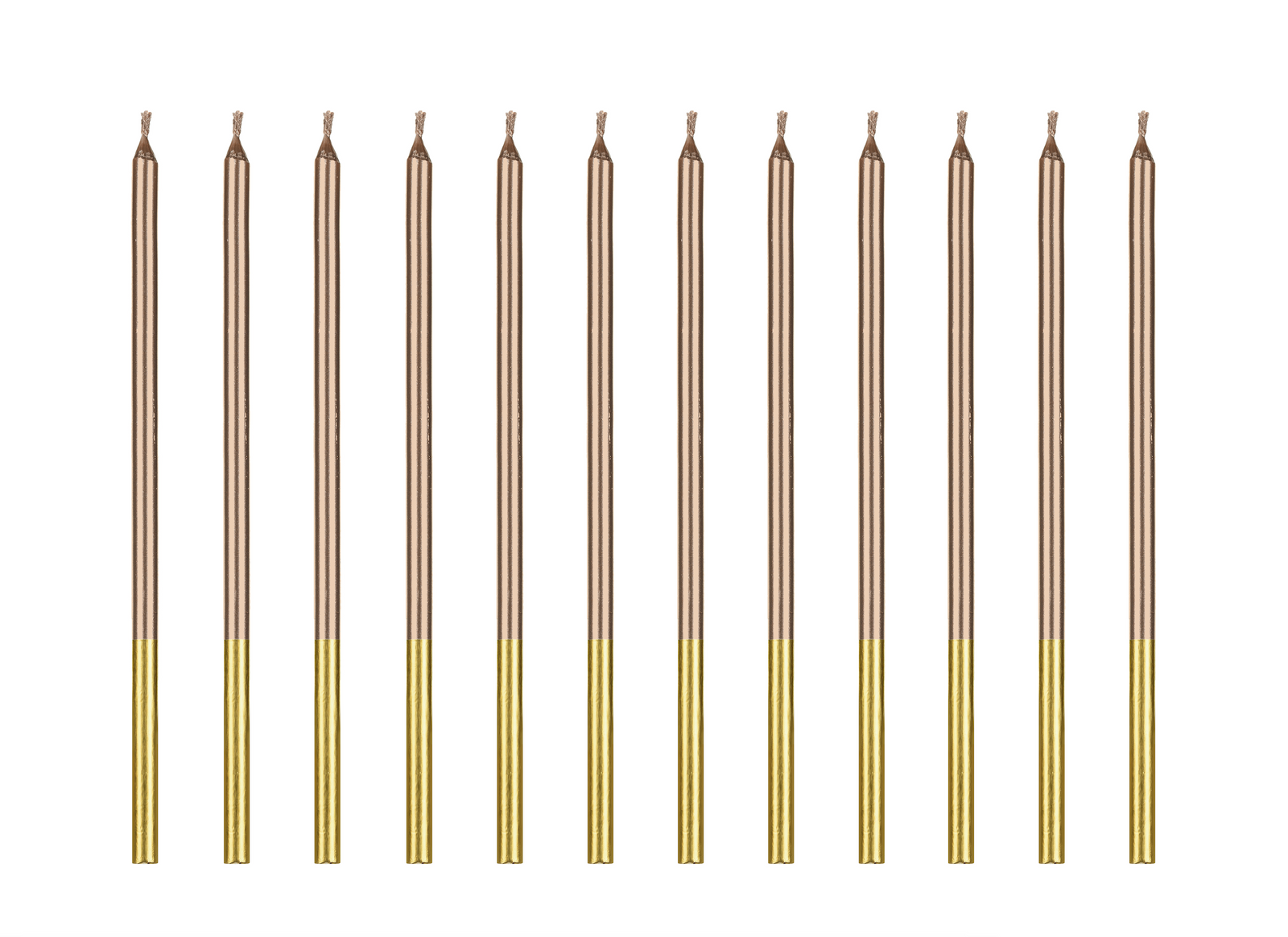 Rose Gold Birthday Candles