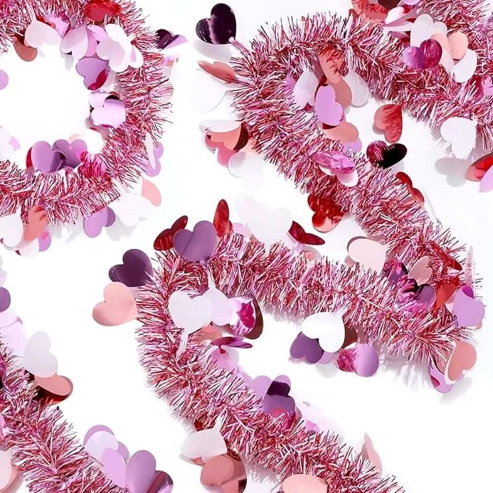 Red & Pink Love Fringe Decoration