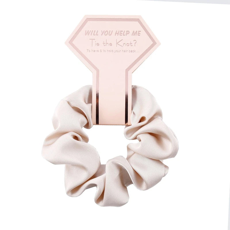 Maid of Honor Satin Scrunchie