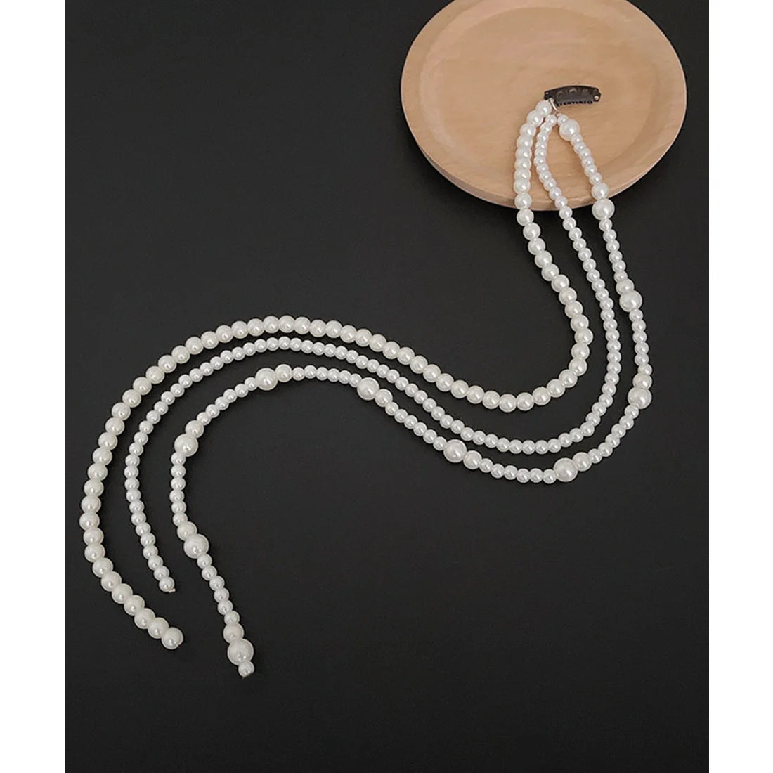 Pearl Chain Tassel Hairpiece