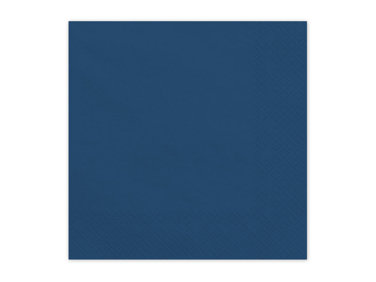 Navy Blue Paper Napkins