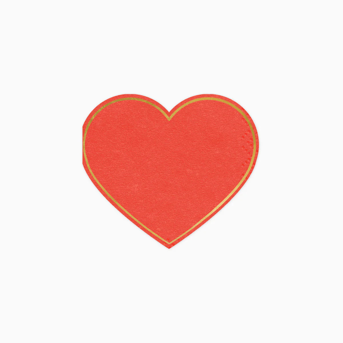 Red Heart Paper Napkins