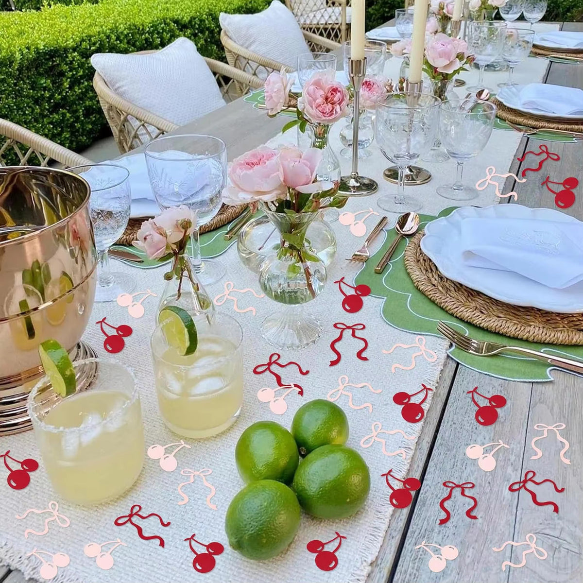 Cherry Bow Confetti