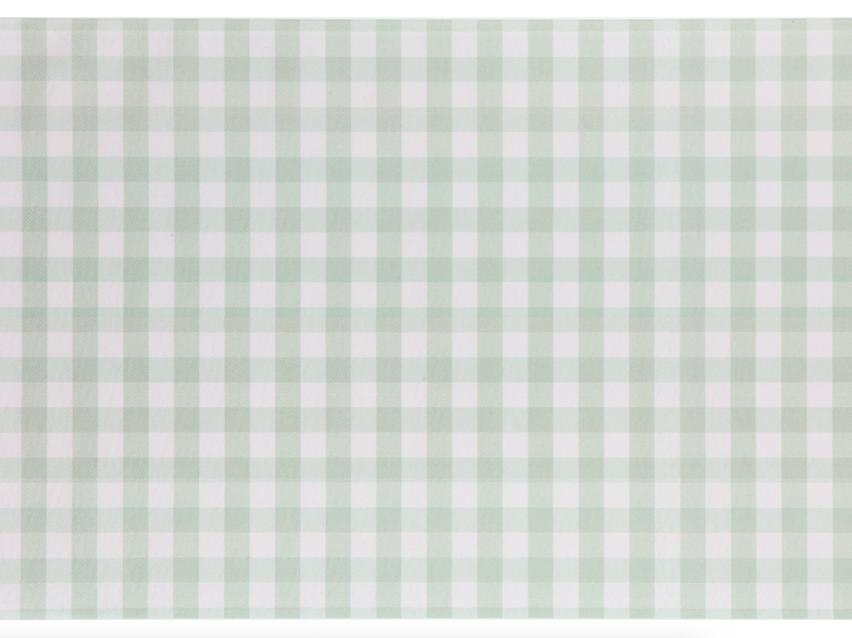 Green and white checkered pattern