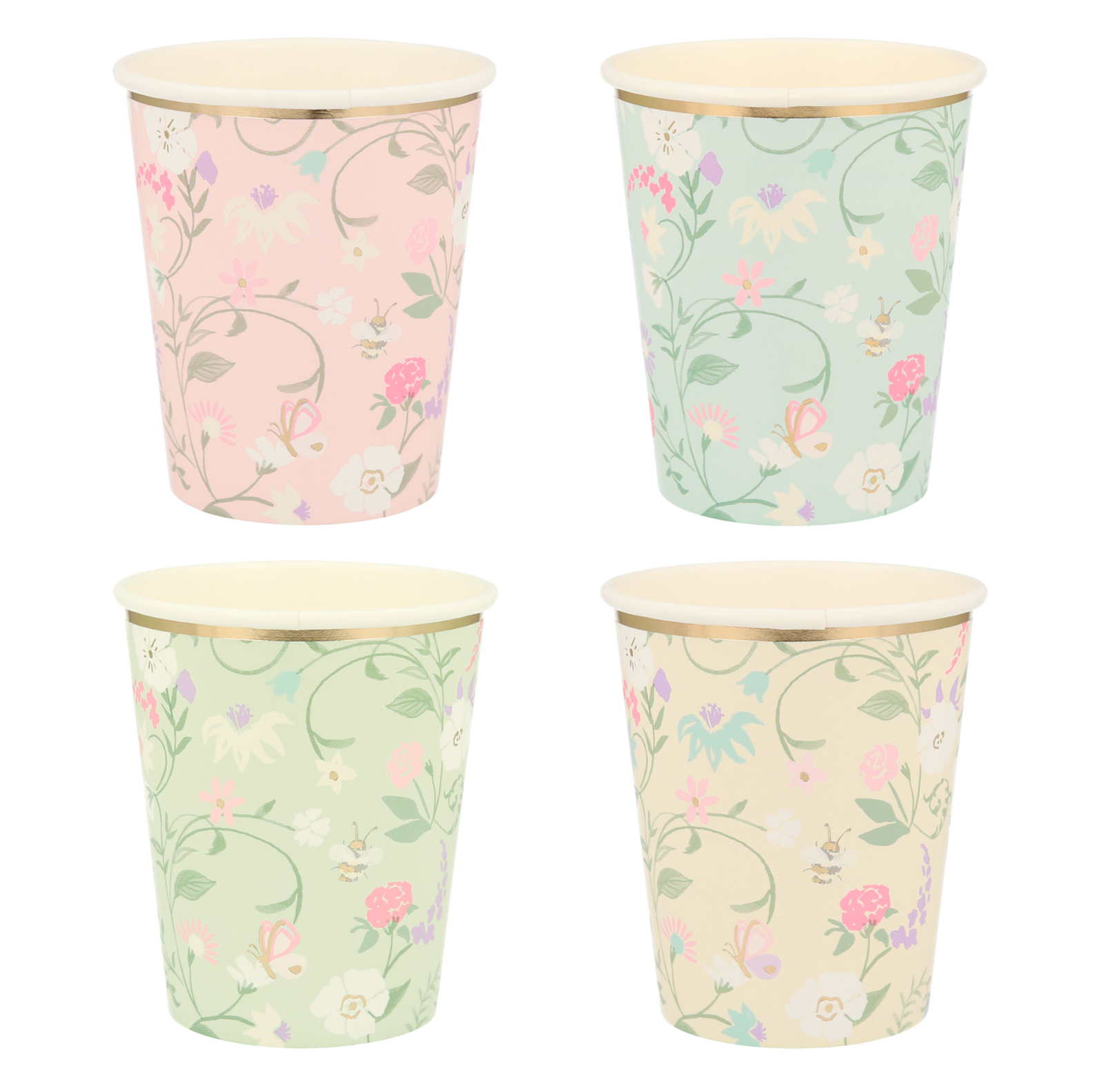 Laduree Paris Floral Cups