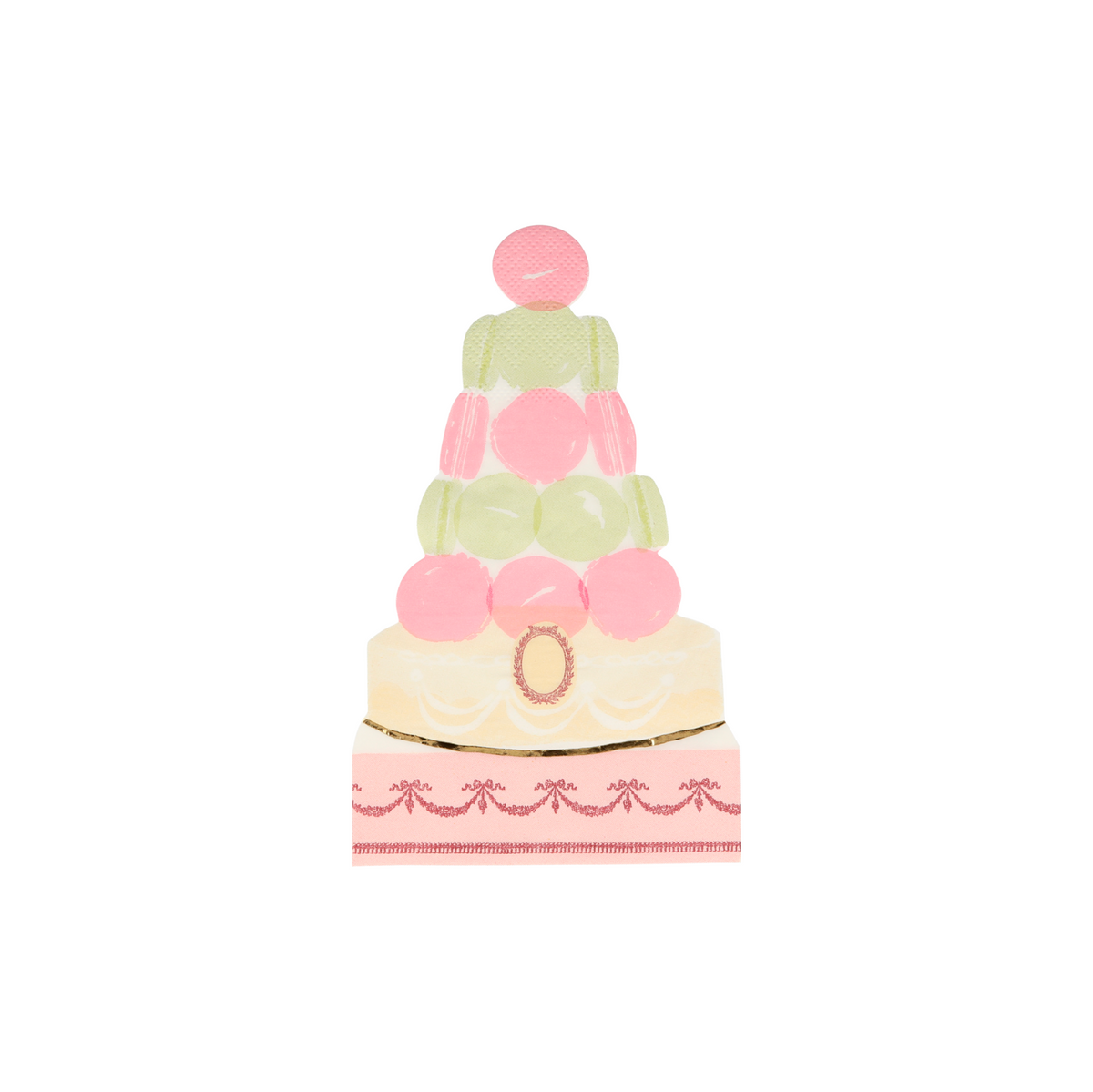Meri Meri x Laduree Paris Macaron Pyramid Napkins