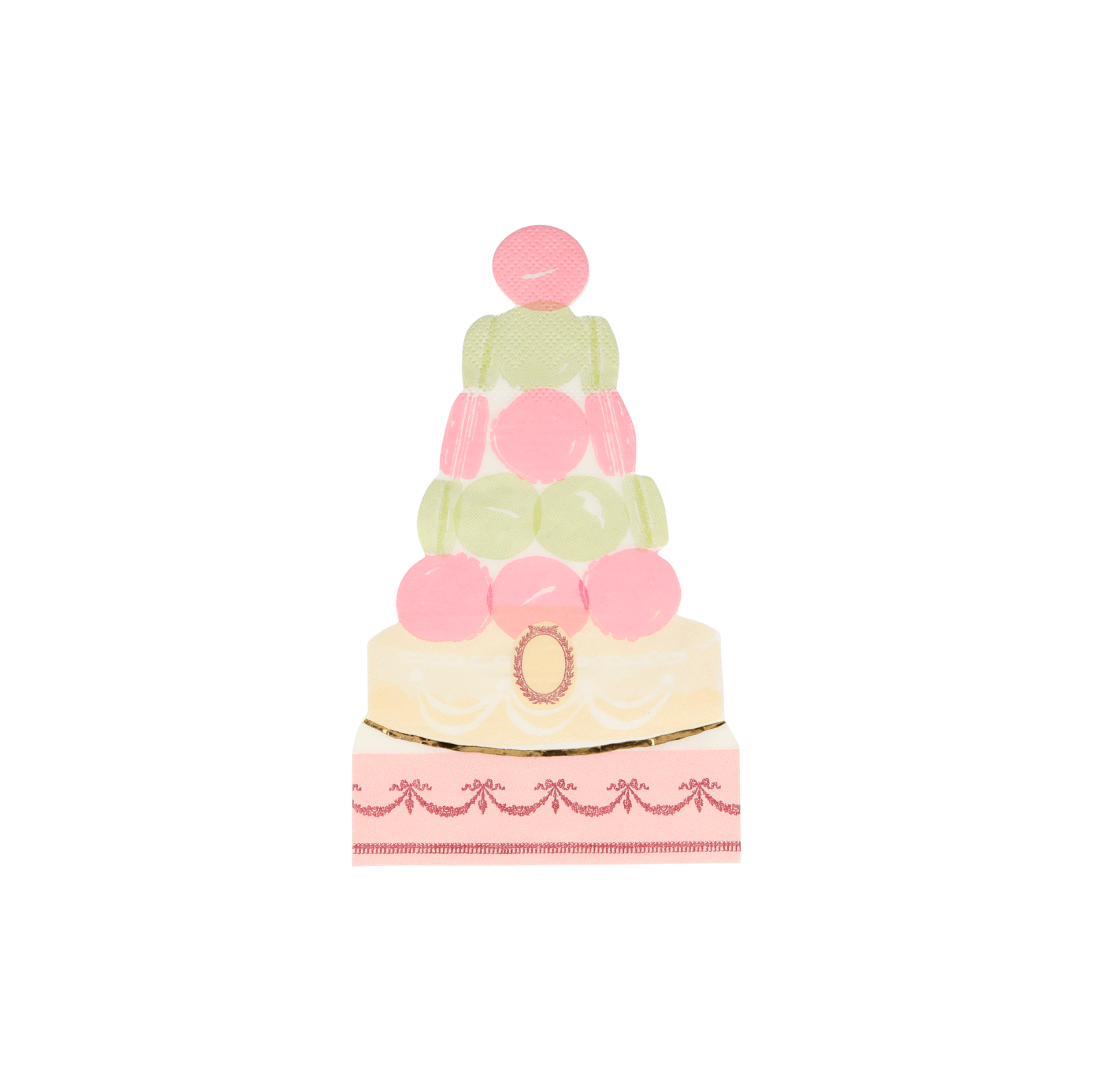 Laduree Paris Macaron Pyramid Napkins - Haflaty Store