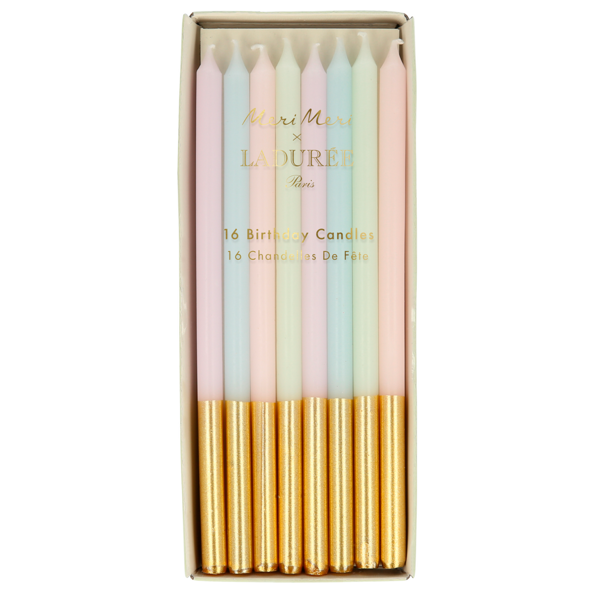 Laduree Paris Gold Dipped Candles