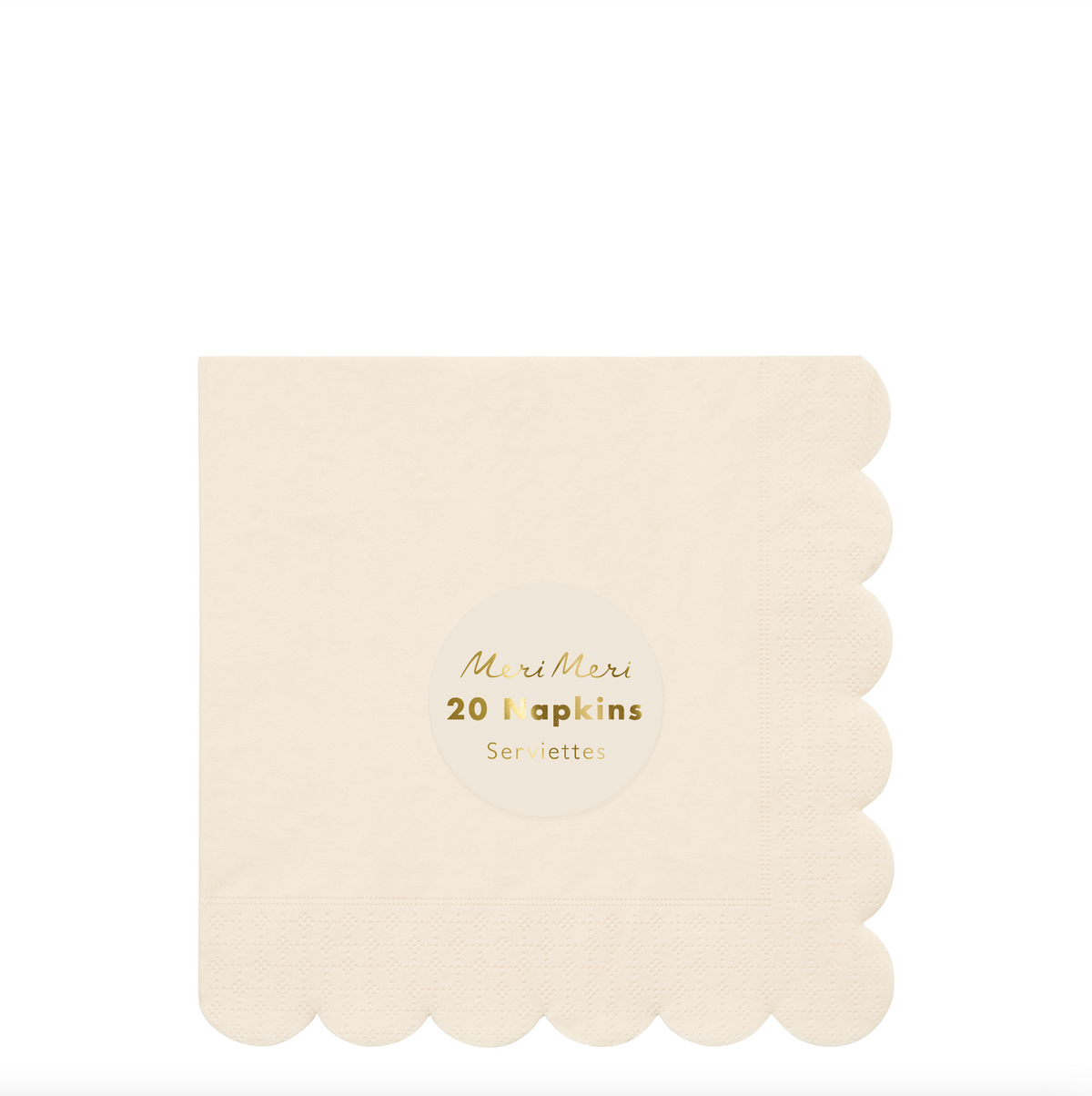 Cream Simply Eco Large Napkins